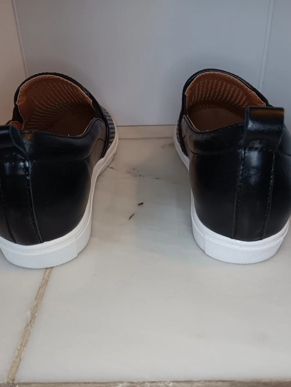Caslon Slip-On Perforated Leather Sneakers - Picture 4 of 7